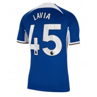 Chelsea Romeo Lavia #45 Domáci futbalový dres 2023-24 Krátky Rukáv